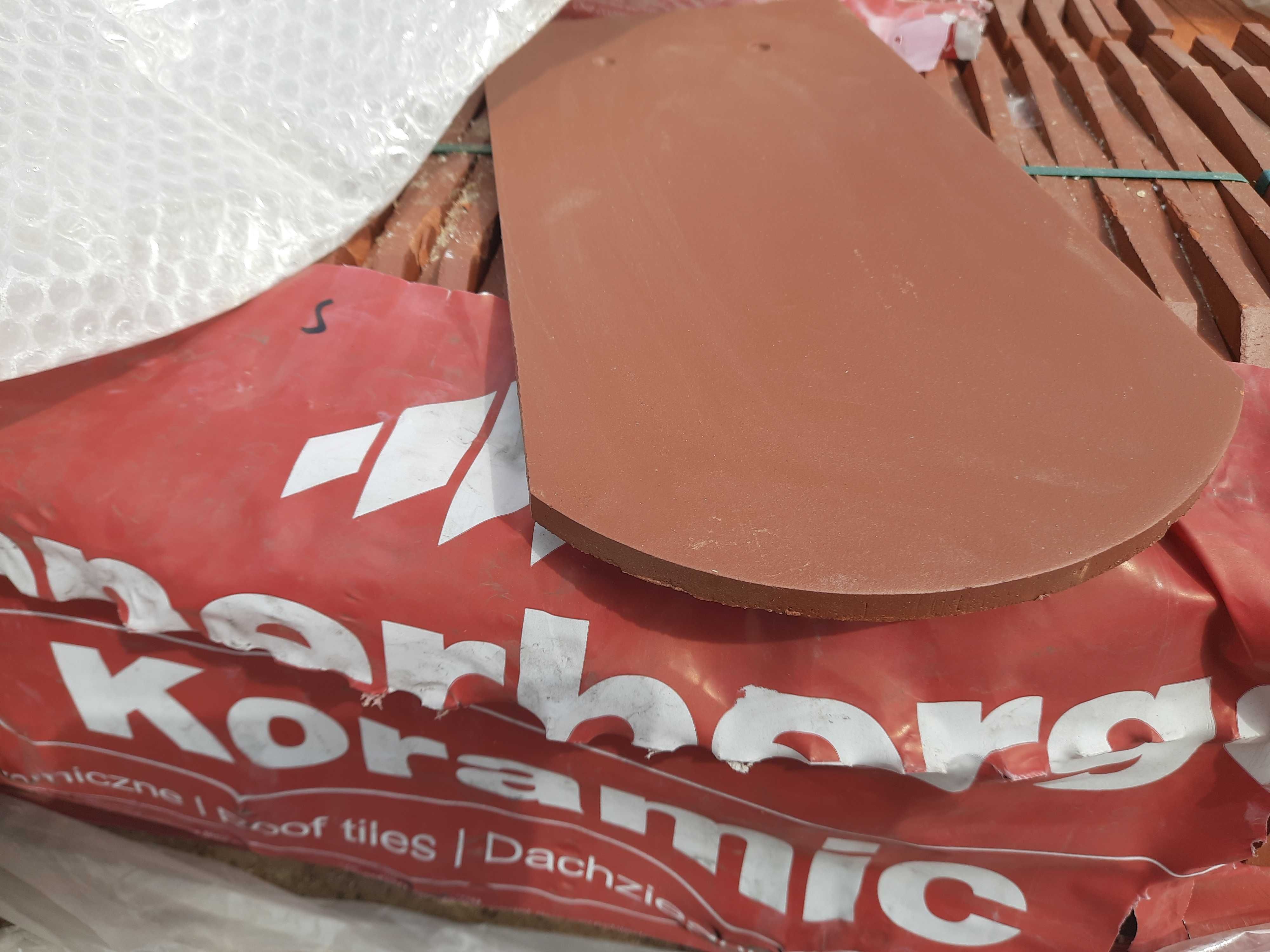 Dachówka karpiówka wyrównawcza wyrównująca Koramic miedziana angoba