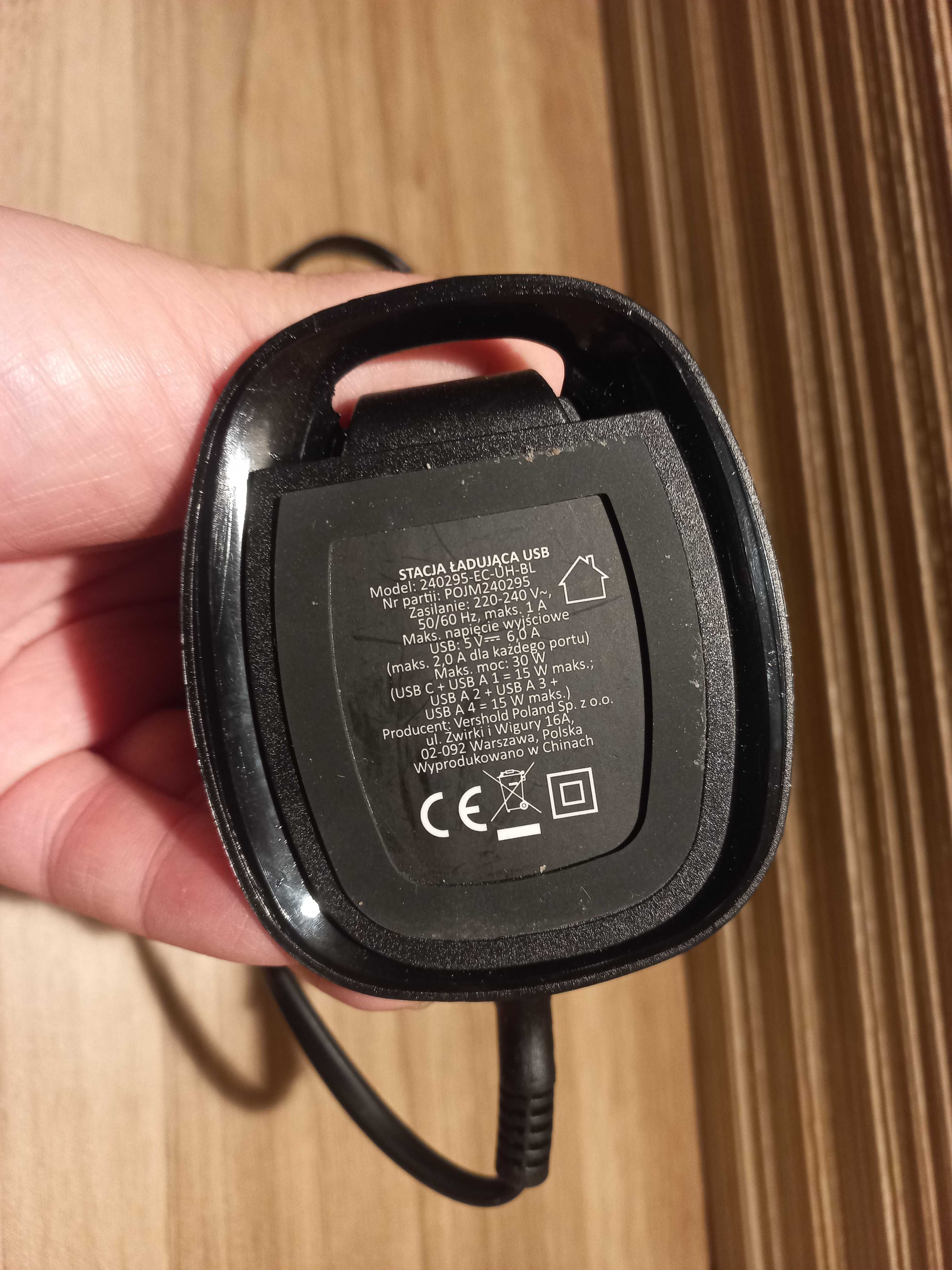 Stacja ładująca USB – 5 portów, szybkie ładowanie