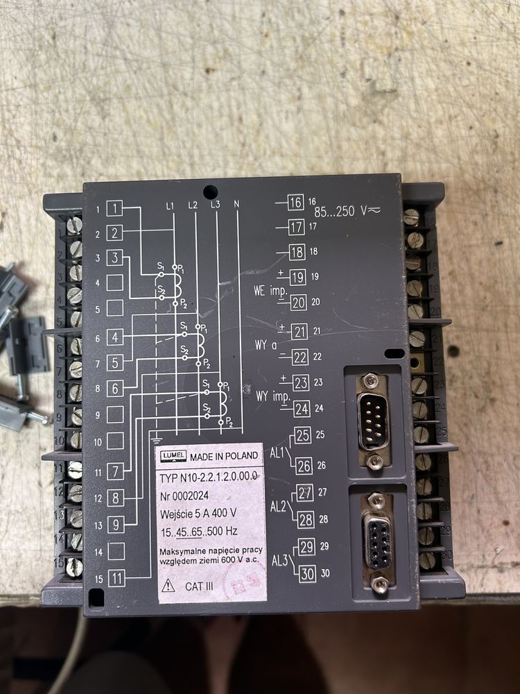 Lumel N10 analizator pracy sieci 3-fazowej