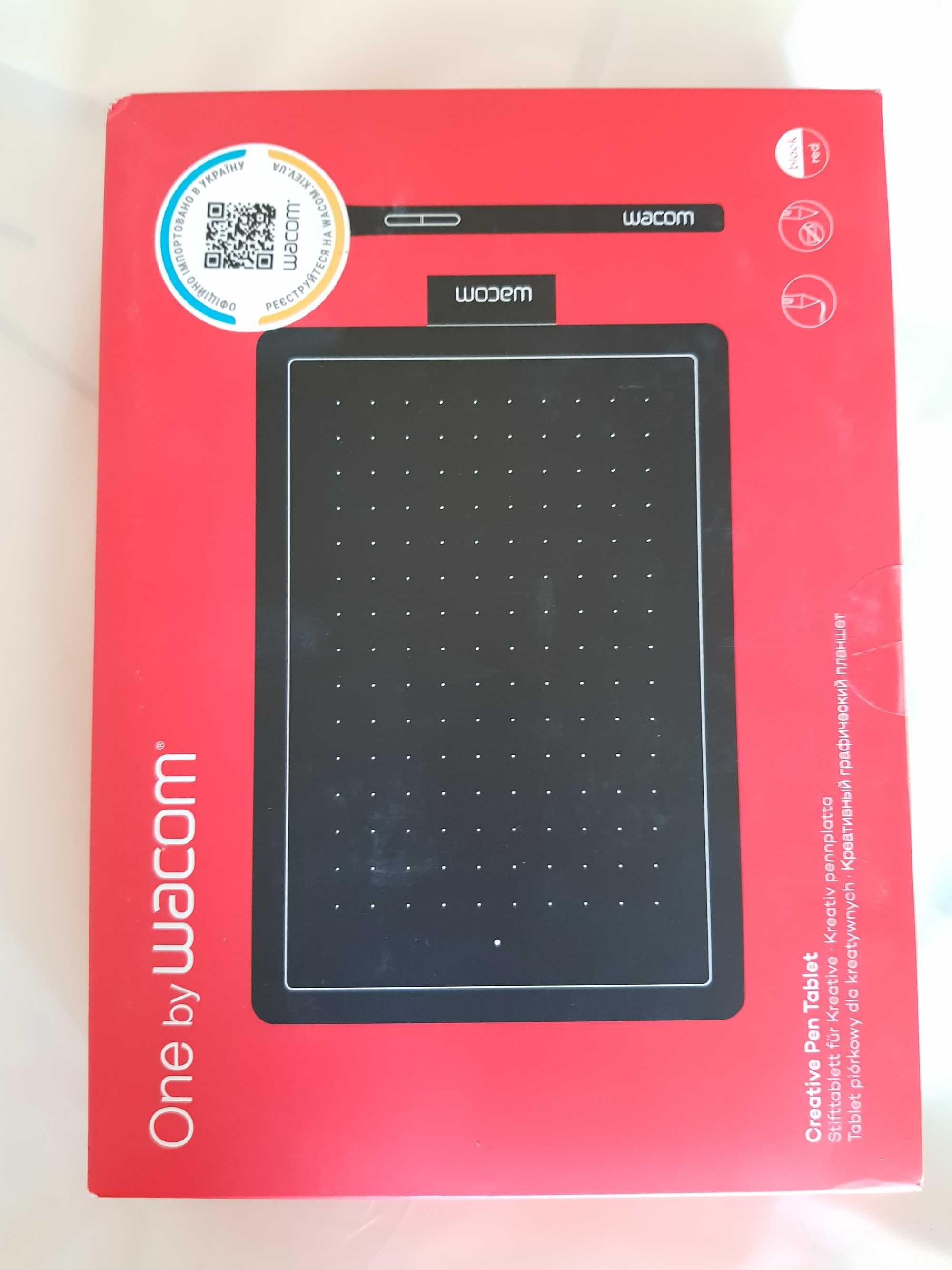 Графічний планшет One by Wacom small (CTL-472-N)