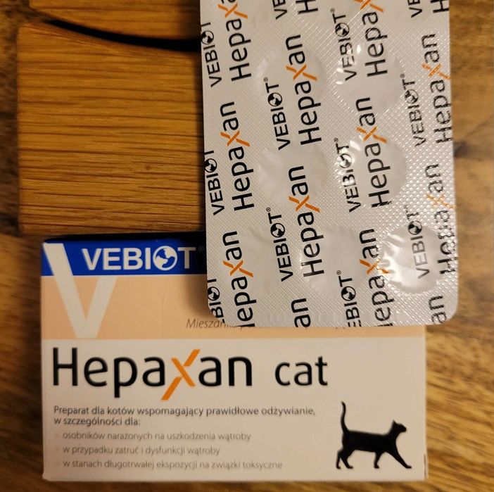 Vebiot Hepaxan Cat 30 tabletek