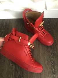 Czerwone buty Buscemi, rozmiar 38