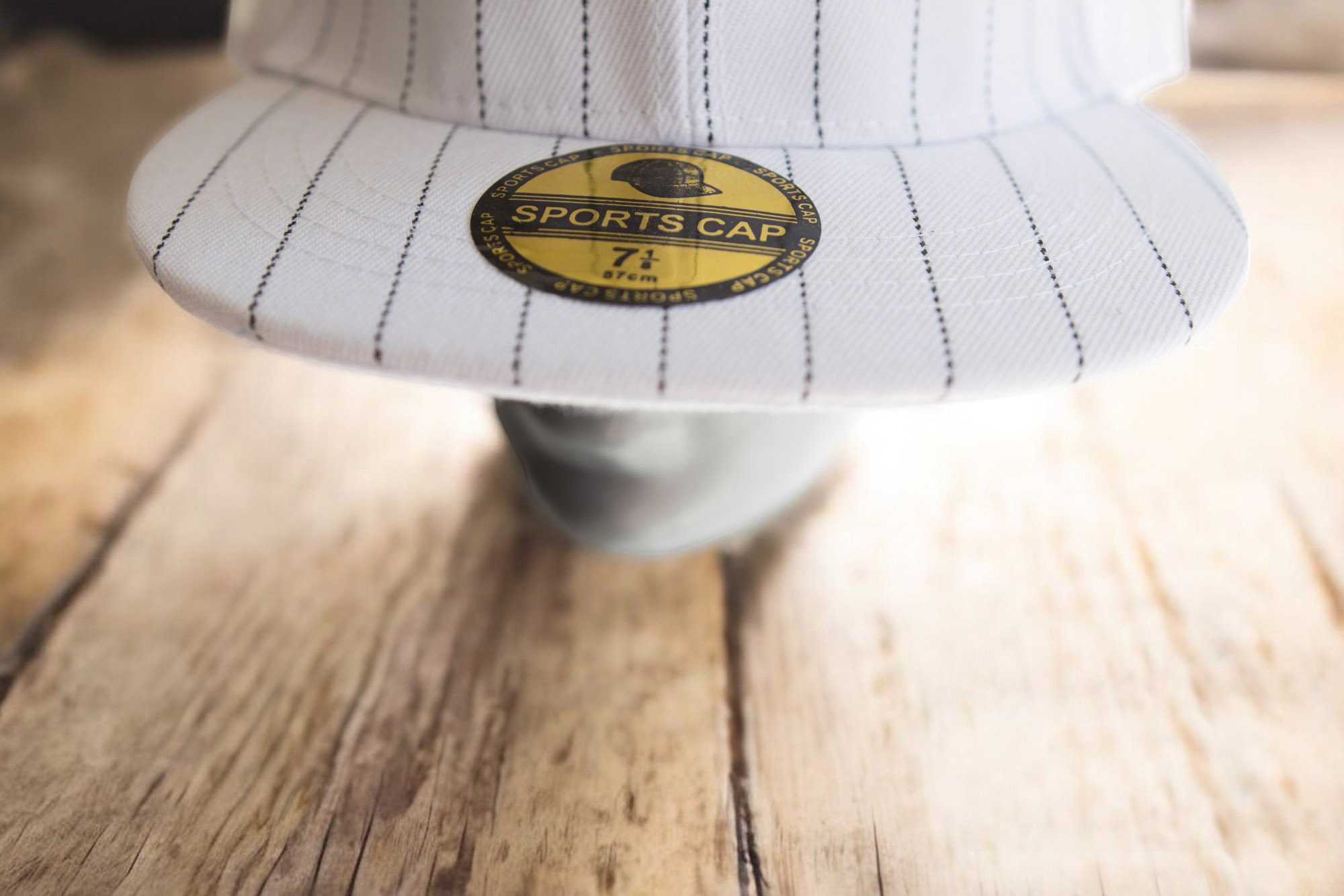Czapka z Daszkiem Męska CAP BIAŁA 57 cm Koszykówka na Deskorolkę Modna