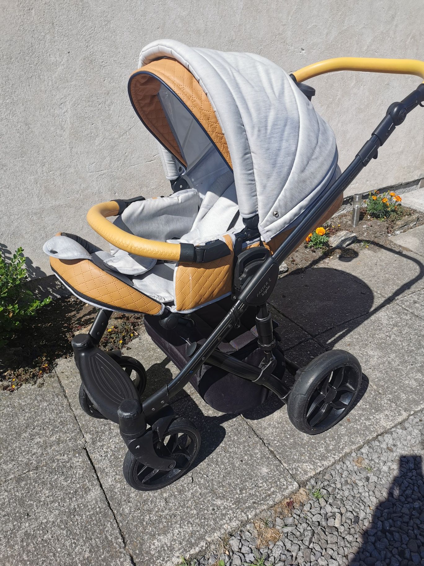 Wózek baby merc 2 2w1  gondola + spacerówka