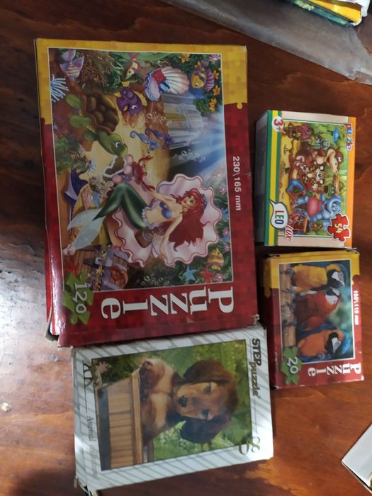 Пазли дитячі різні