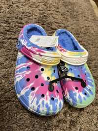 CROCS™ Classic Lined Tie Dye Clogs крокс , крокси