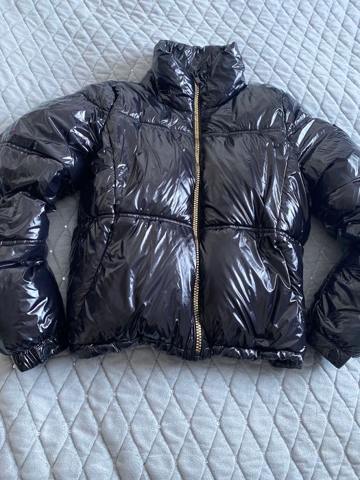 Krótka czarna kurtka ochnik s