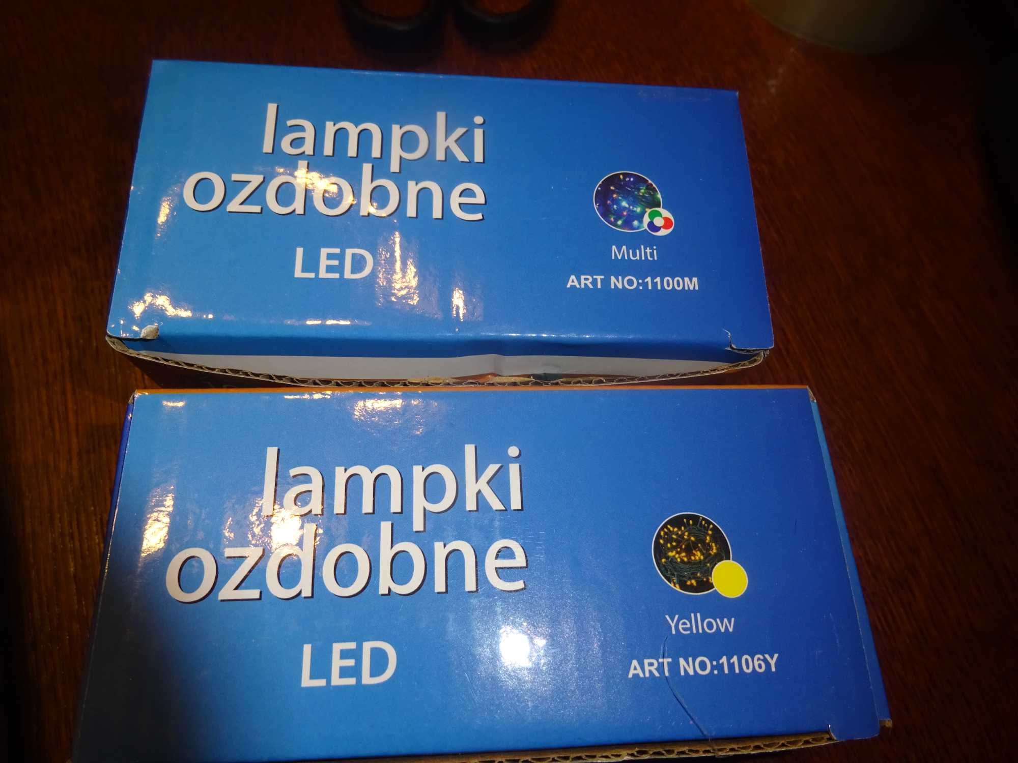 lampki na choinkę choinkowe wielokolorowe żółte zewnętrzne wewnętrzne