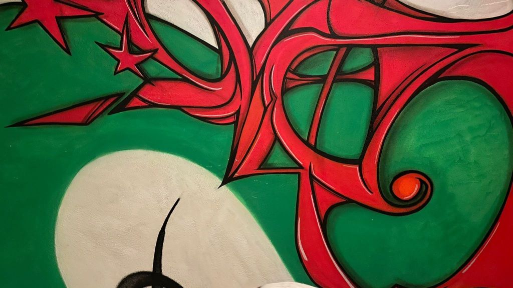 Quadro em graffiti