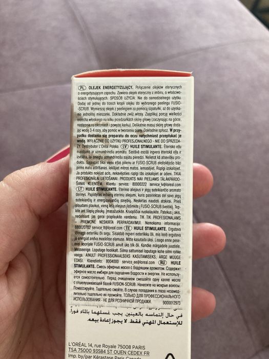 Olejek energetyzujacy Kerastase Huile Stimulante fusio scrub