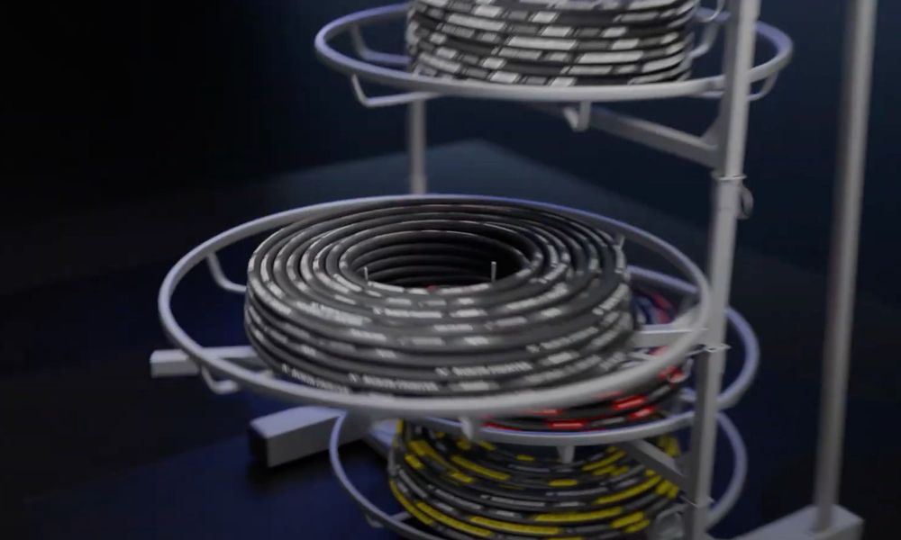 Profesjonalny Stojak Do Składowania Węży HYDFLEX STJ-6 Hose Rack