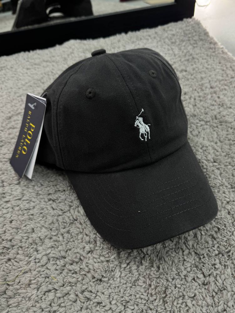 Кепка Поло Ральф Лоурен/ polo ralph lauren бейсболка чорна/ бежева