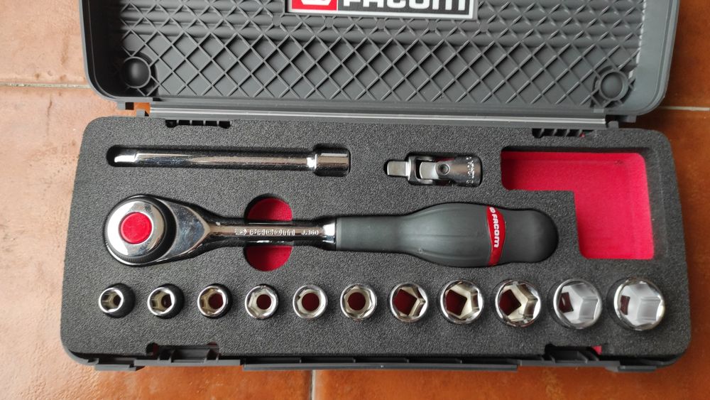 Conjunto Roquete Facom 3/8 Novo J.6PB 14 pc