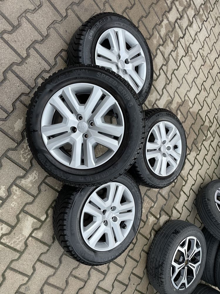 Kola zimowe dacia sandero jogger 16 calu 4x100 opony 205/60/16 semperi