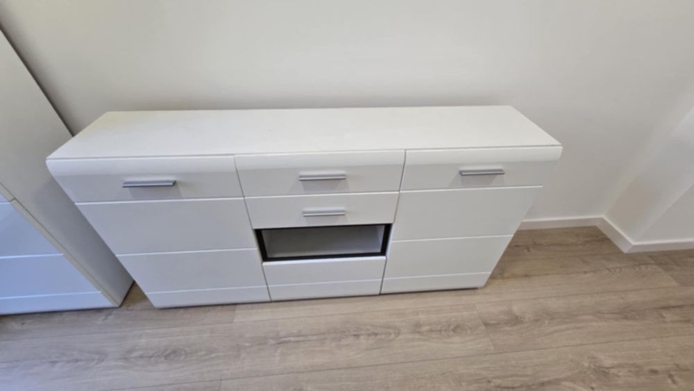 Komplet Mebli biały połysk