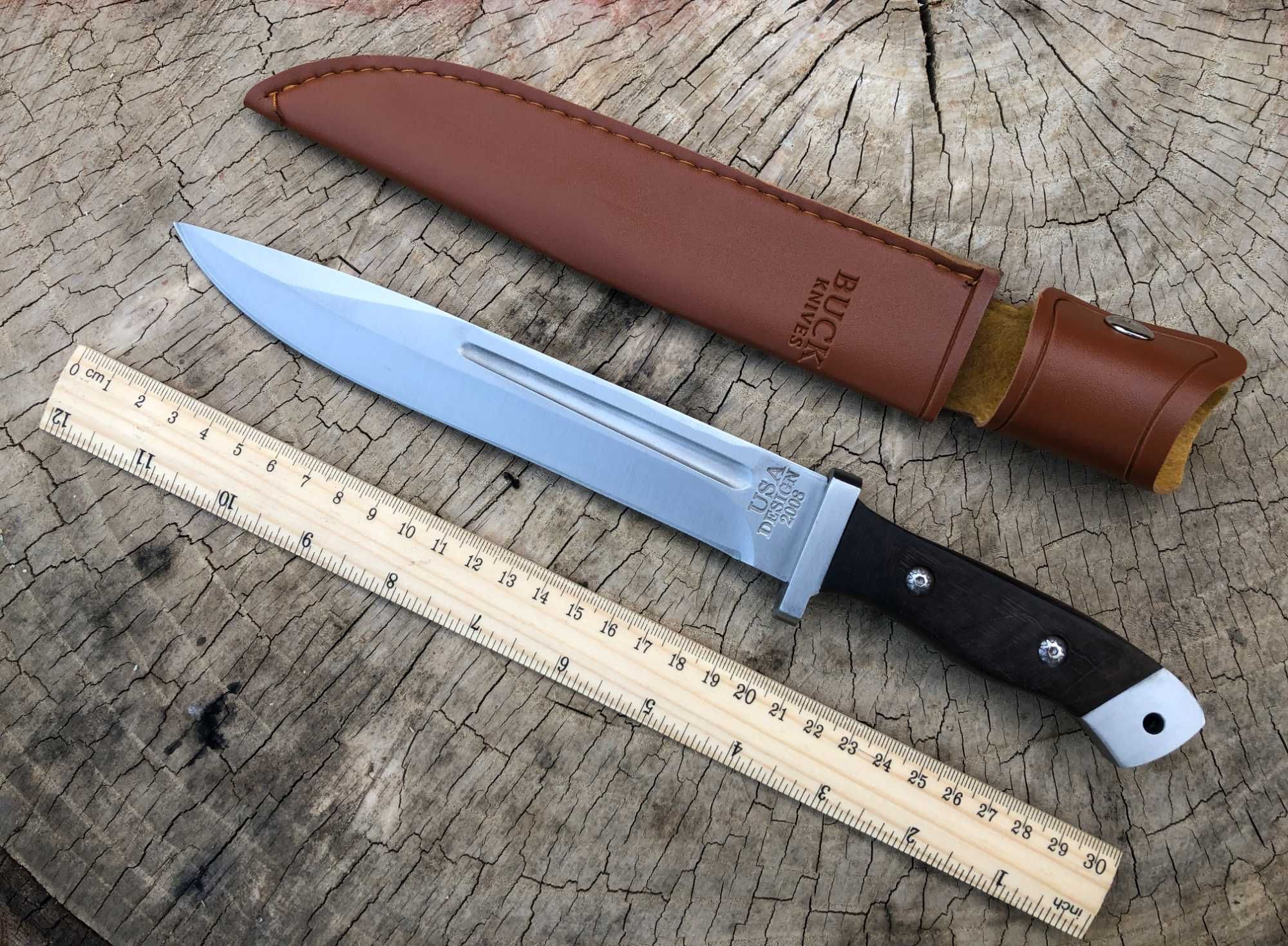 Охотничий нож Buck Штык нож BUCK USA Design 2008 Тактический нож ніж