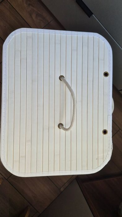 Kosz na pranie bambusowy