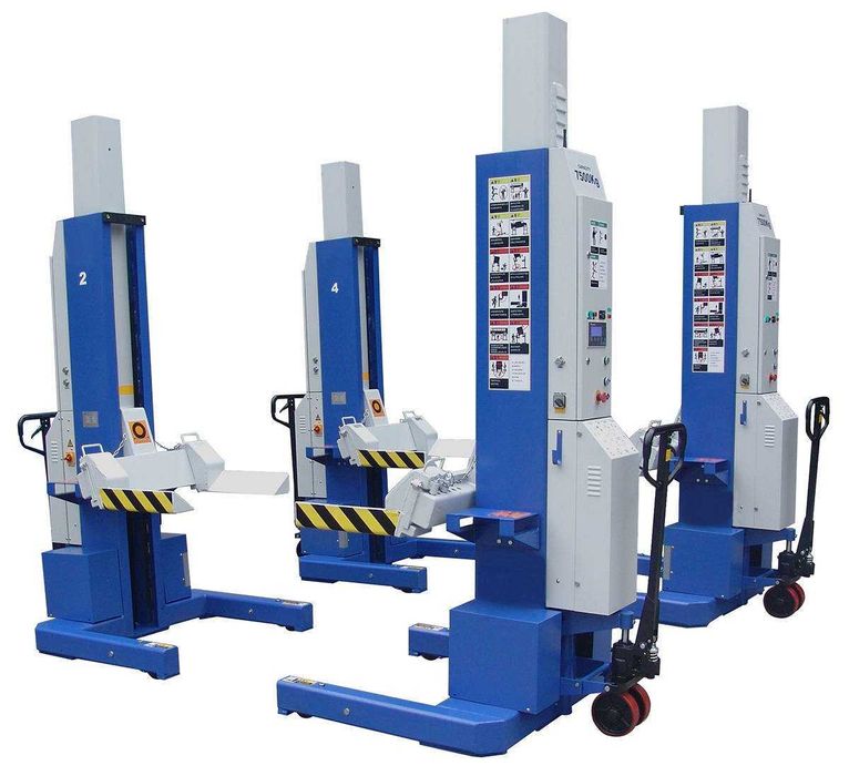 Bezprzewodowe Mobilny podnośnik kolumnowy 7.5т Well Kraft ML4030W