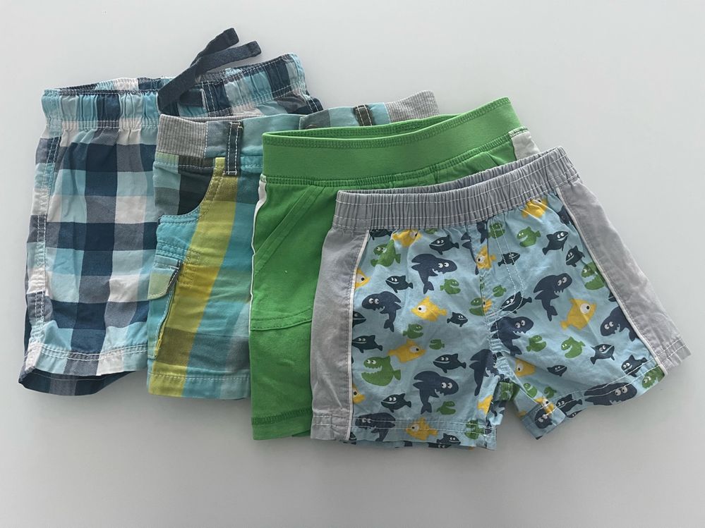 Spodenki rozm. 68 4 pary, H&M, F&F, baby club, coolclub