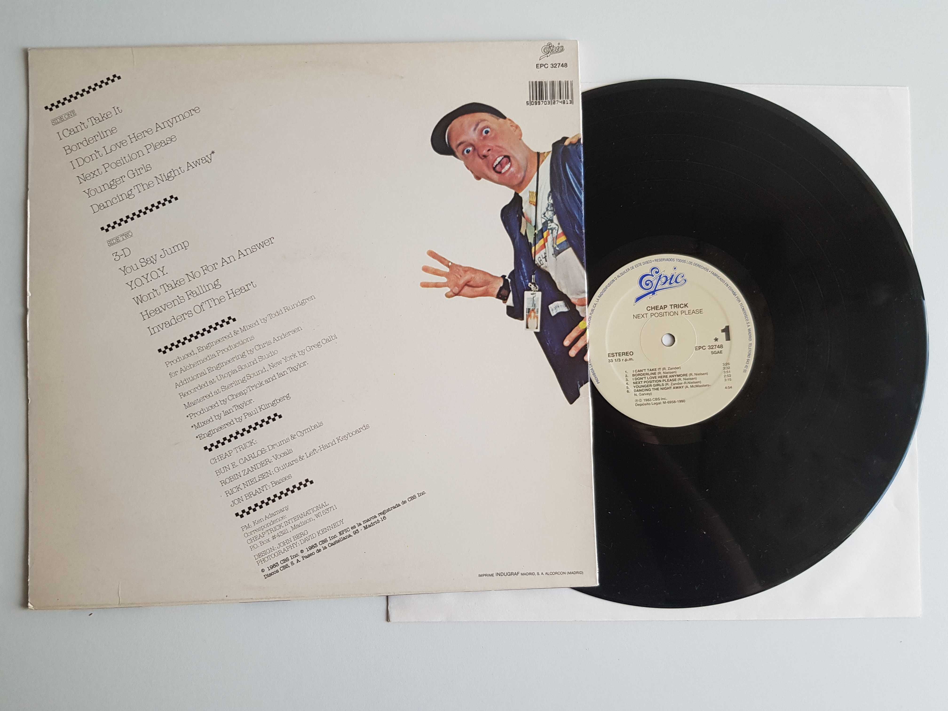 Cheap Trick – Next Position Please LP*4774