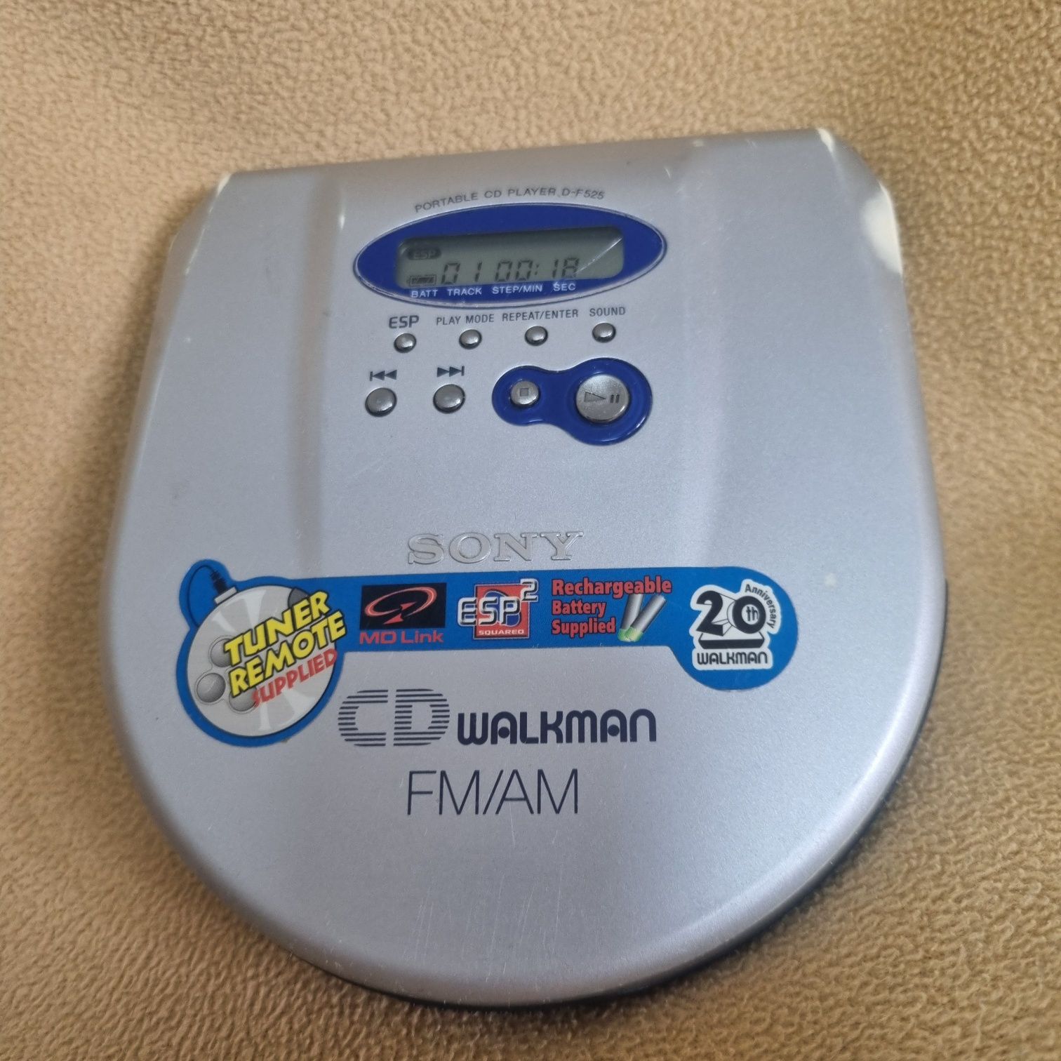 Discman Sony D-f525