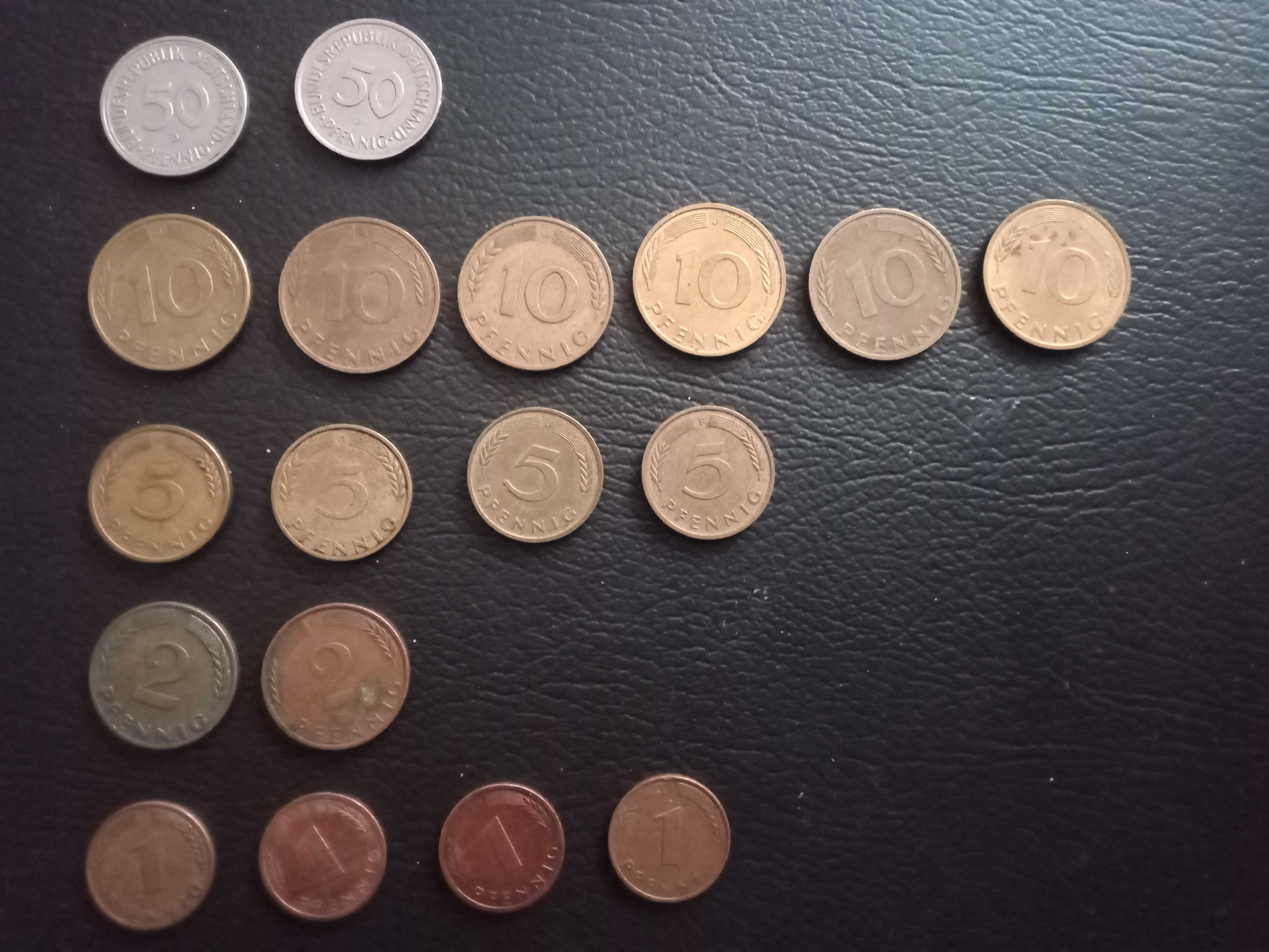 Fenigi RFN zestaw 18 monet