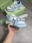 Кросівки Off-White / Out Of Office / оф вайт white/blue