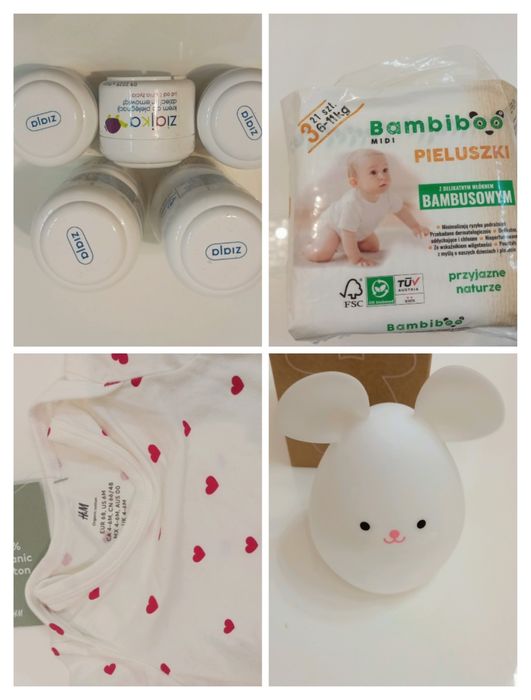 Lampka LED, komplet HM serca, 10xZiaja, Bambiboo, Femaltiker, olejek