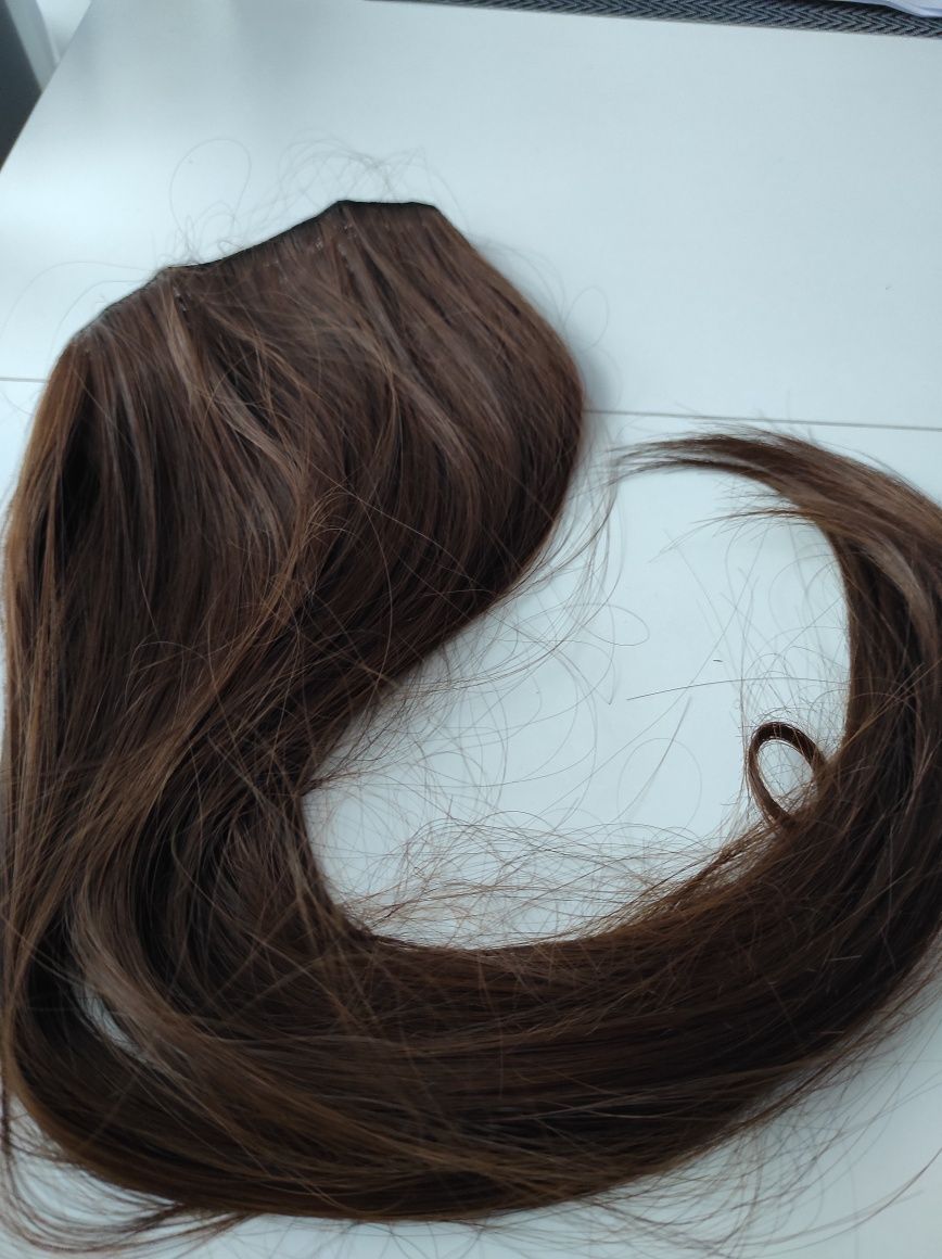 Realistyczne dopinki do włosów, peruka, 70 cm