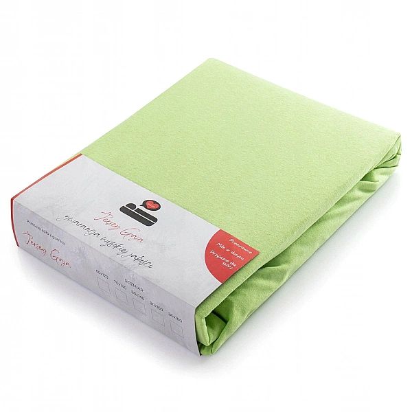 Prześcieradło 180x200 Jednolite Bawełna Jersey z Gumką Gaja 35