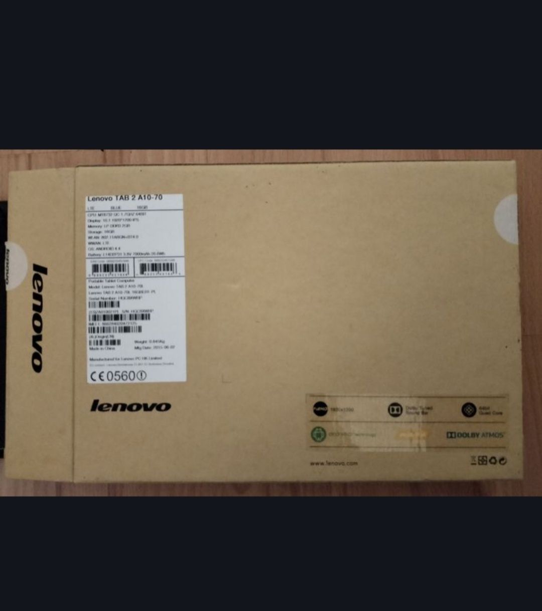 Tablet Lenovo Tab2 A10-70 16GB Wi-Fi Czarny z etui, szkłem hartowanym