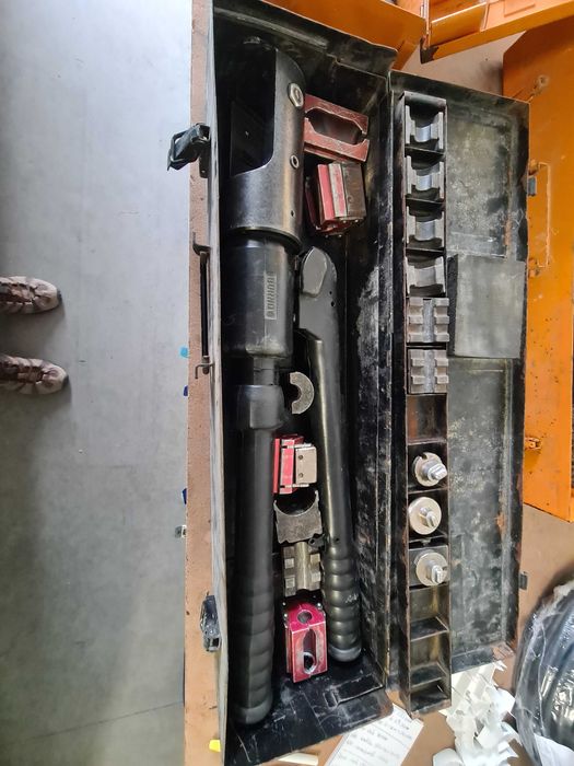 Prensa hidraulica manual para cravar terminais