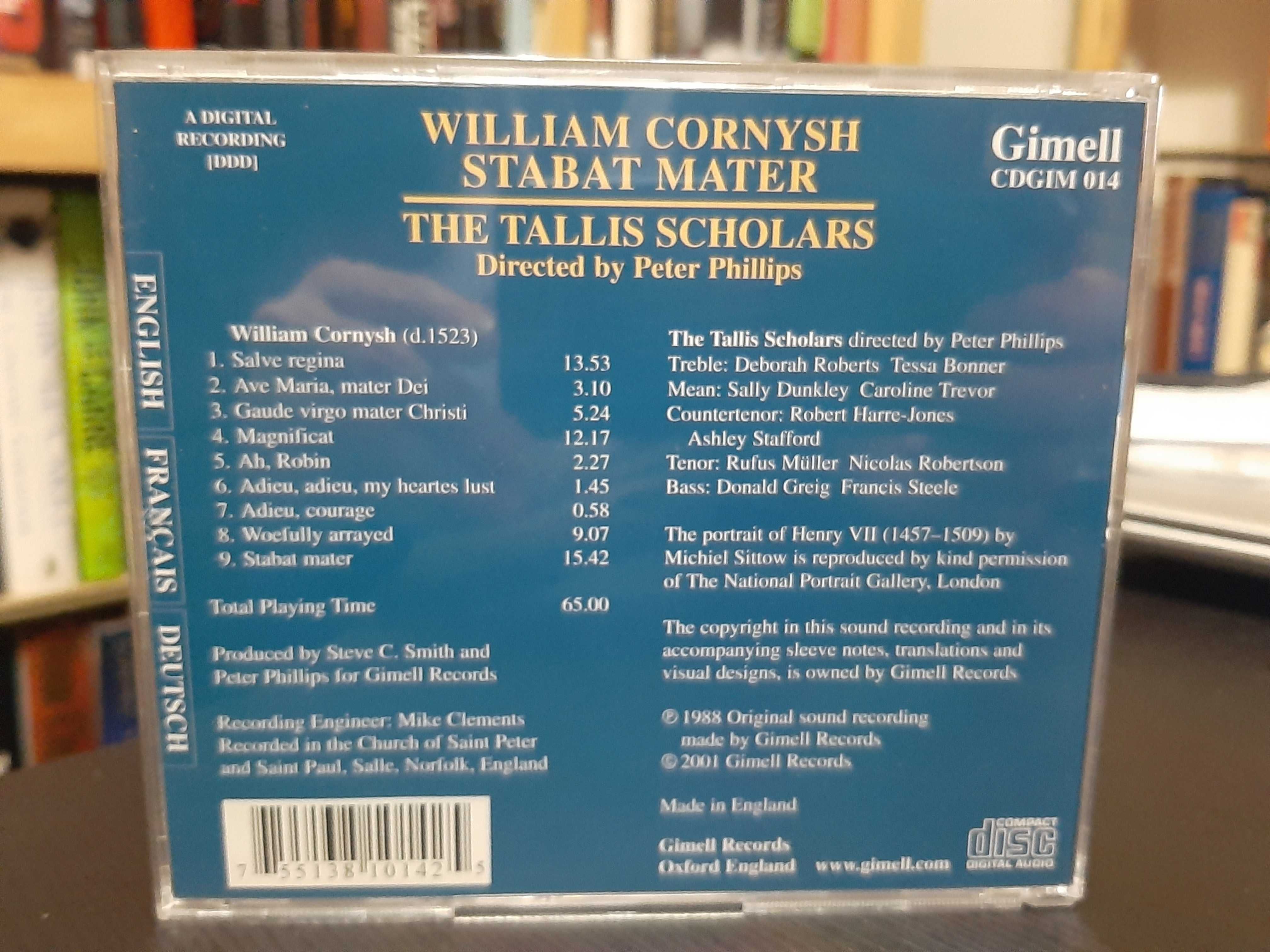 William Cornysh – Stabat Mater – The Tallis Scholars