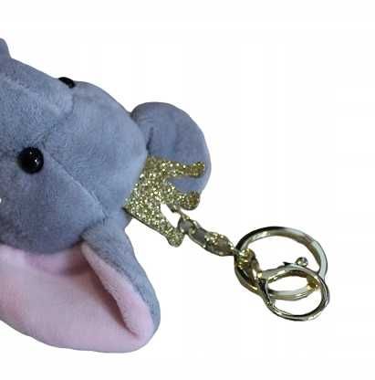 Nowa zawieszka maskotka do plecaka kluczy Słonik Słoń na szczęście