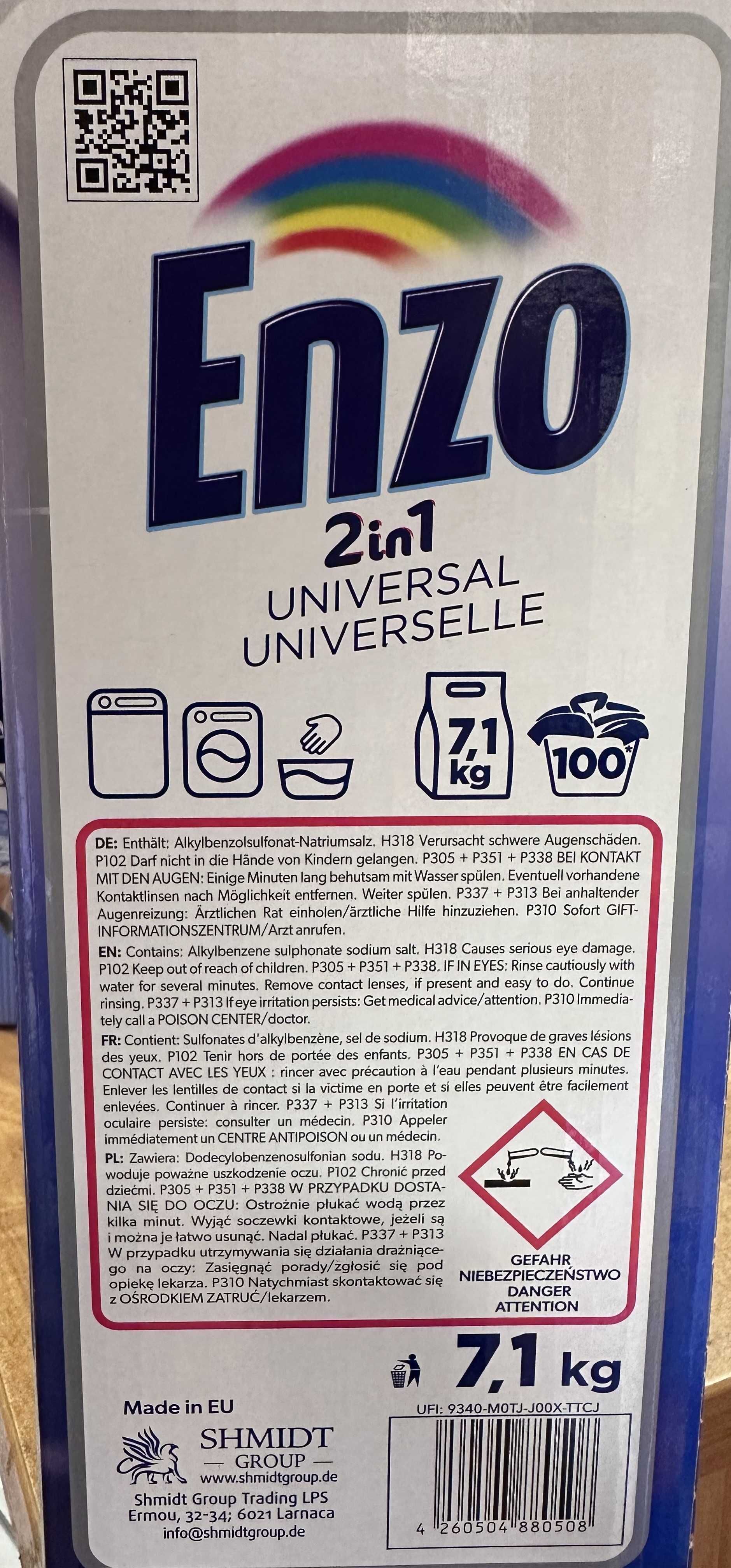 Proszek do prania Enzo Deluxe Universal 7,1kg niemiecki