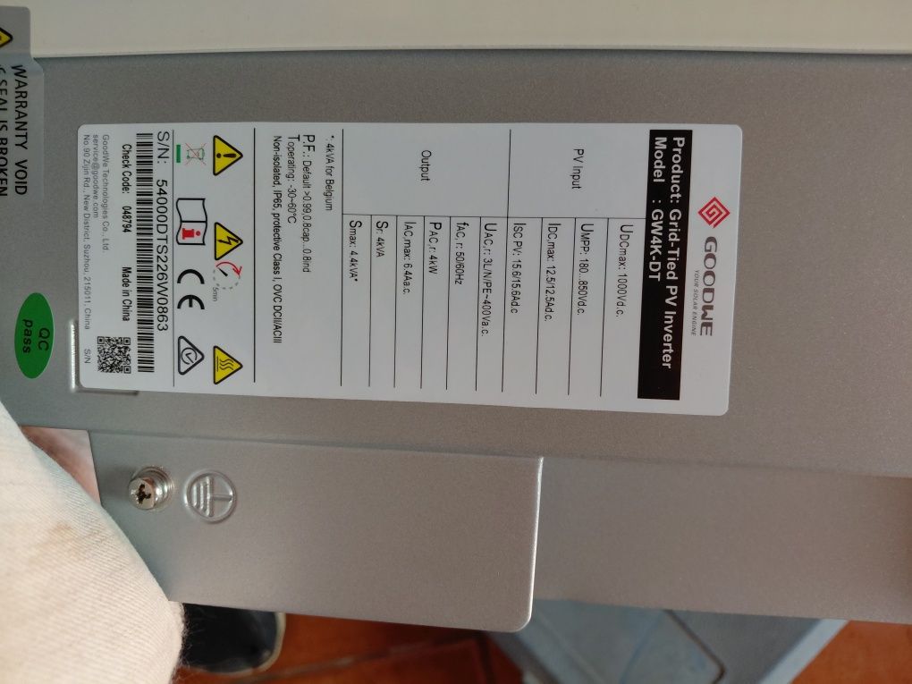 Vendo inversor solar