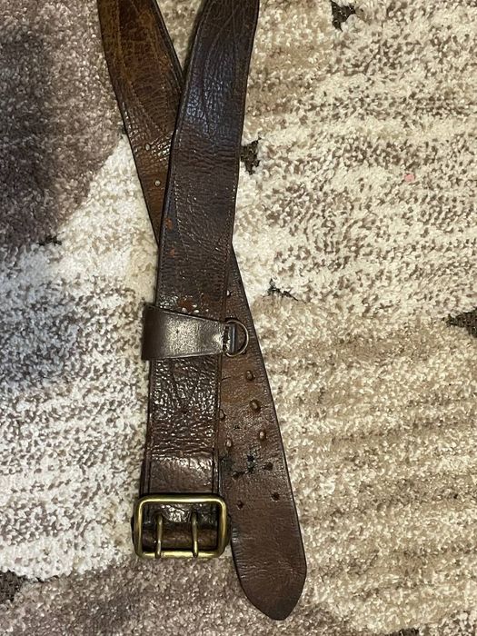 Шкіряний офіцерський ремінь