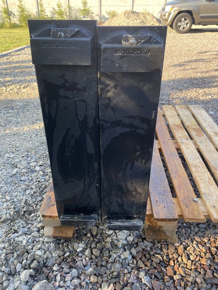 Widły 2.4m długie wózek widłowy ładowarka Linde Jcb Manitou 51cm