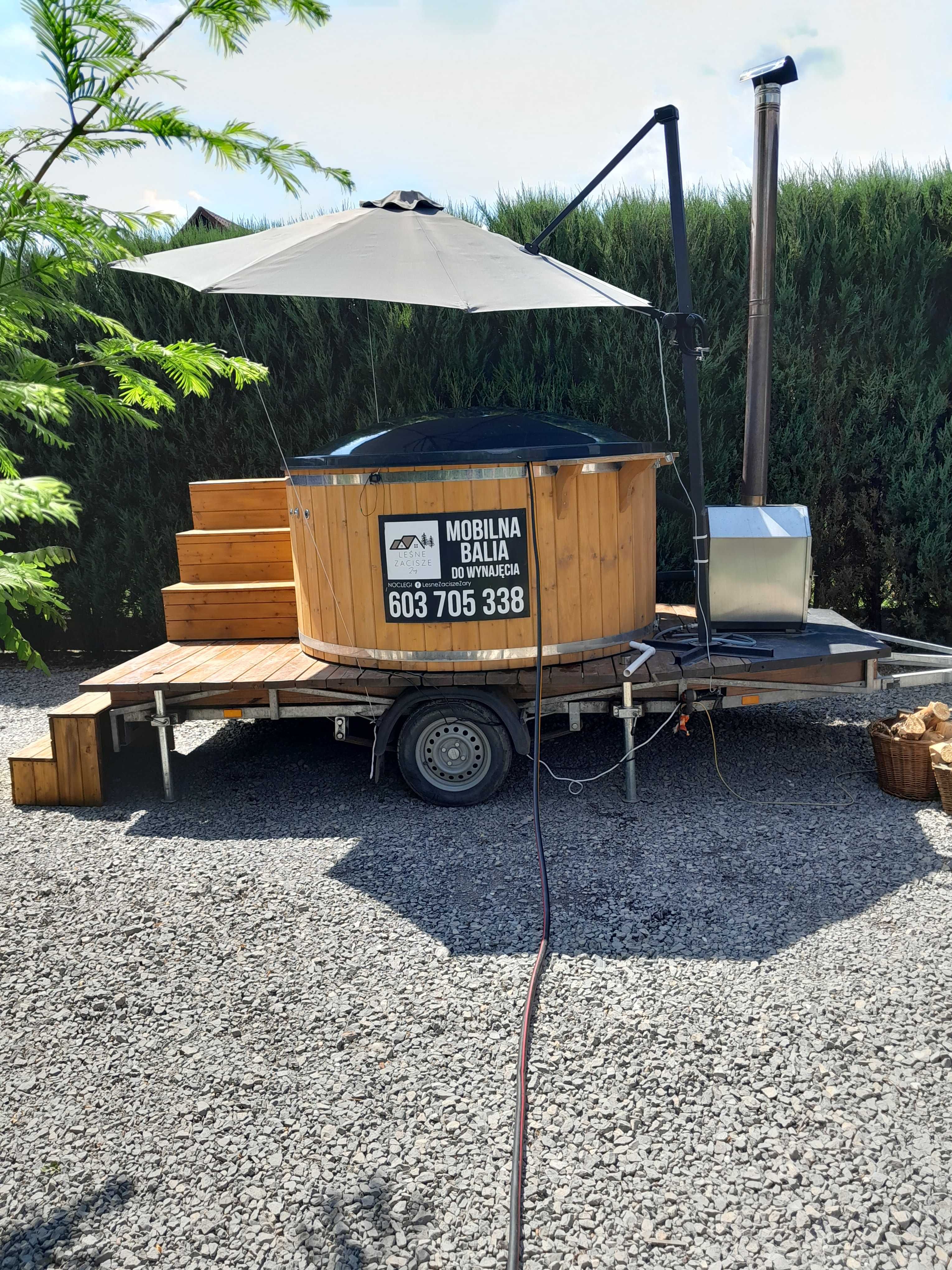 Mobilna balia jacuzzi
