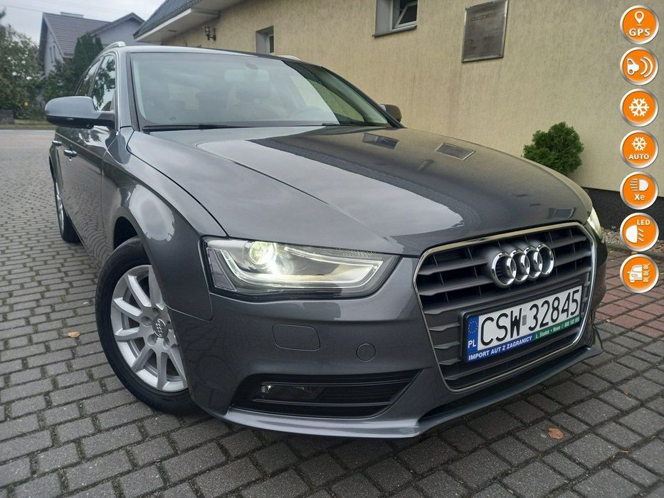 Audi A4 Avant 2.0Tdi 143KM Lift Manual 2xLedy Bi-Xenony Navi Zadbany Zarejestrowany
