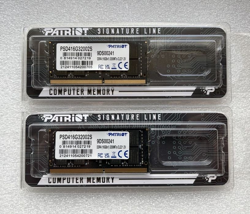 Pamiec Ram Patriot 32GB DDR4 3200MHz PSD416G32002S