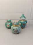 Conjunto 3 Potes Porcelana Oriental. Conjunto ou individual