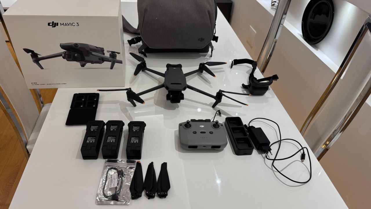 DJI Mavic 3 Fly More Combo 5.1K - Impecável c/ Fatura