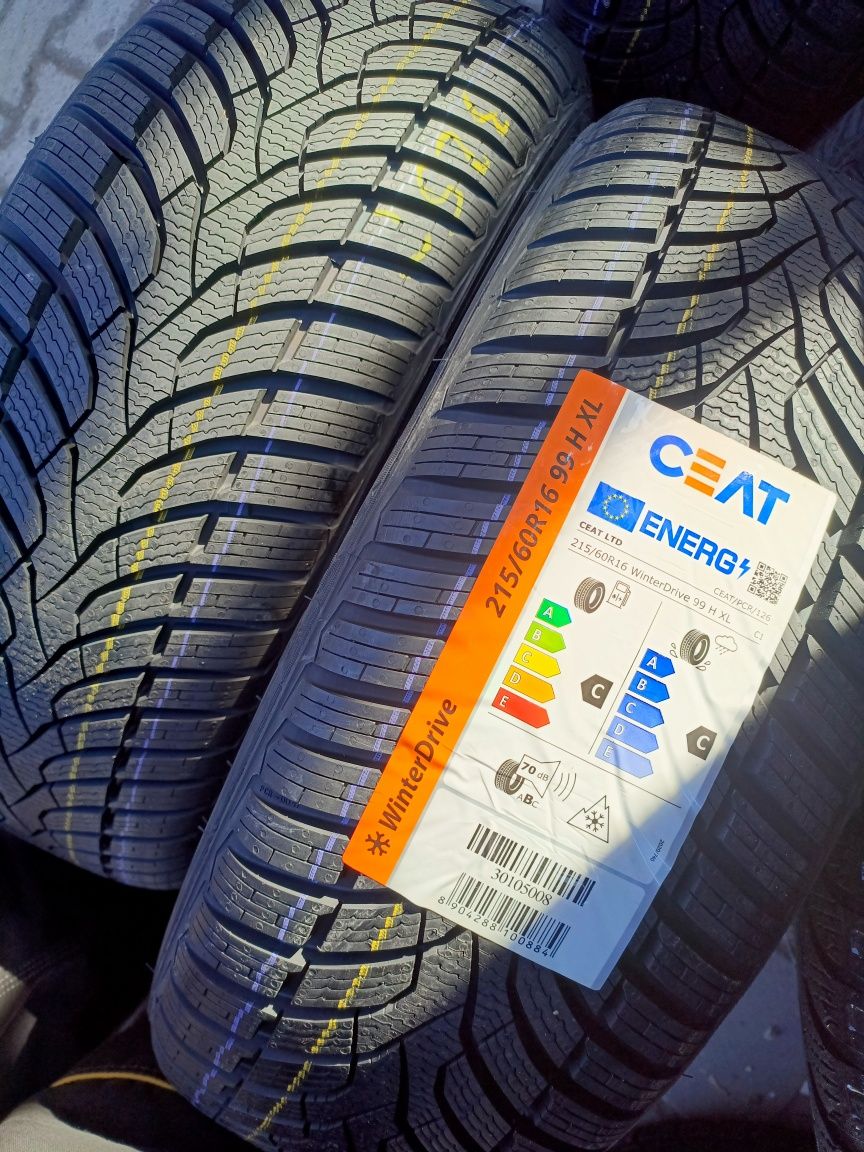 Nowe opony zimowe 215/60/16 Ceat 2024r