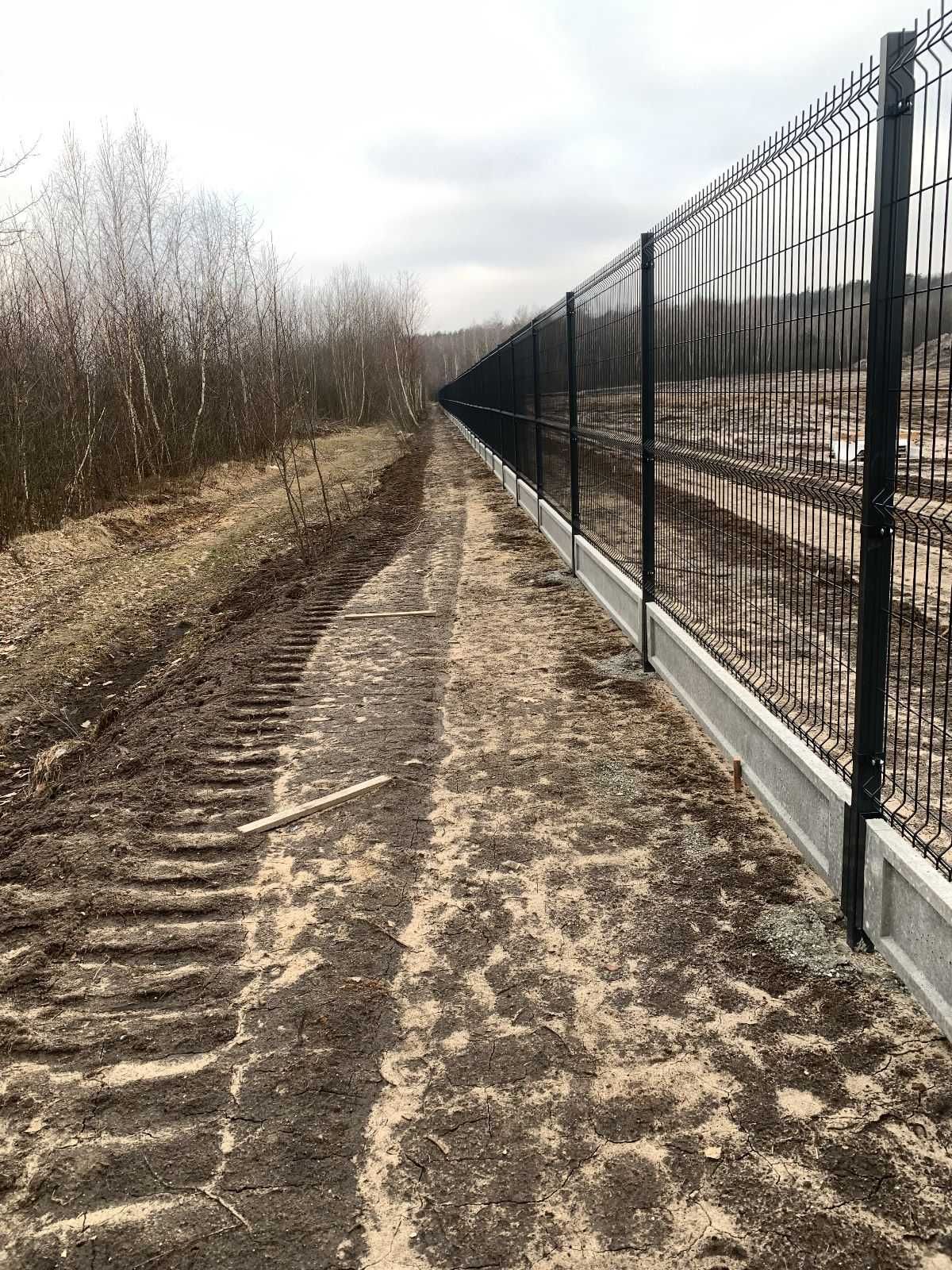 Ogrodzenia panelowe 3D transport podmurówka słupki