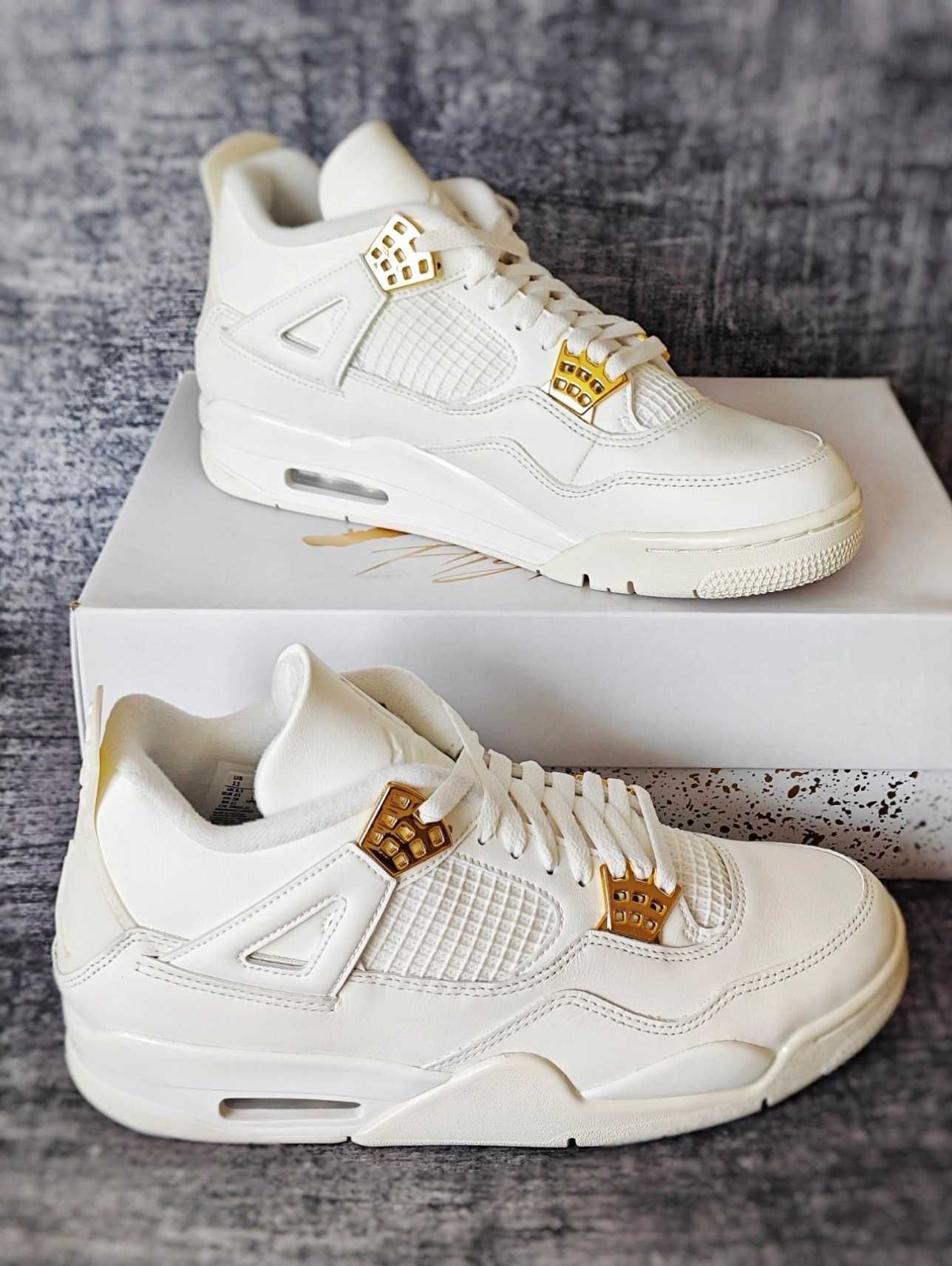 buty Espadryle JordanAirJordan4RetroMetallicGold Espadryle R.44