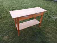 Konsola dębowa Ikea 120x45x86, dąb,