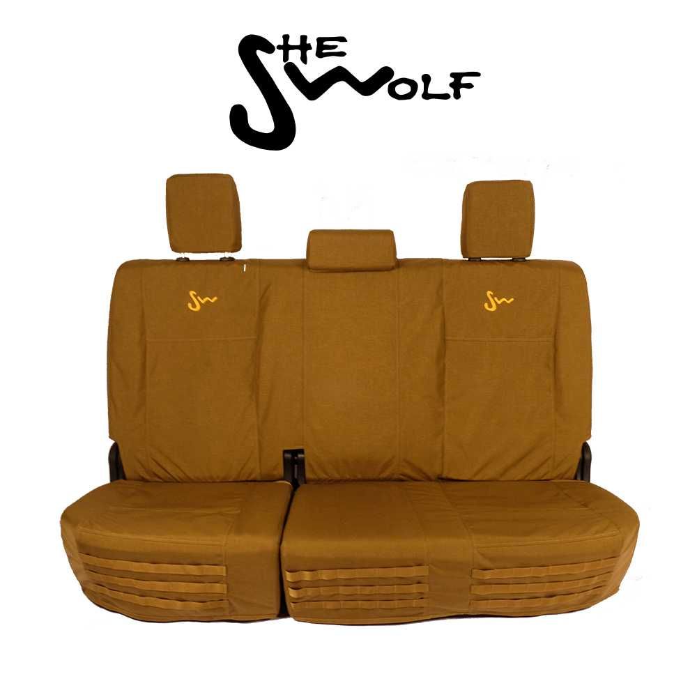Pokrowce na fotele tylne Toyota Hilux 2016-, Cordura, system MOLLE