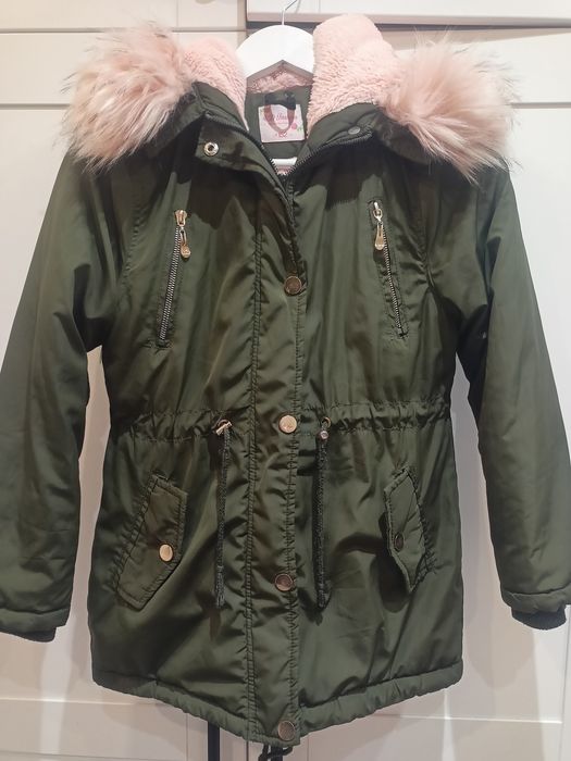 Kurtka dziewczęca 152 zimowa