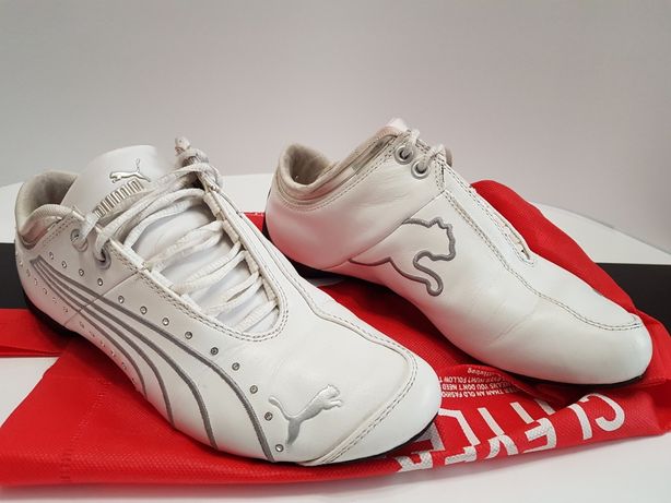 Buty adidas PUMA kobiece białe cyrkonie r. 37,5 wkładka 23,5 cm